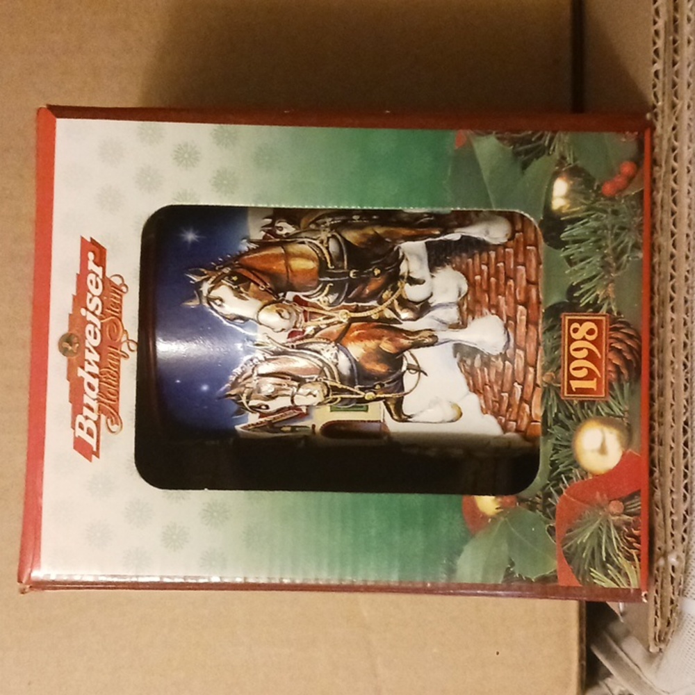 1998 Budweiser Holiday Stein
